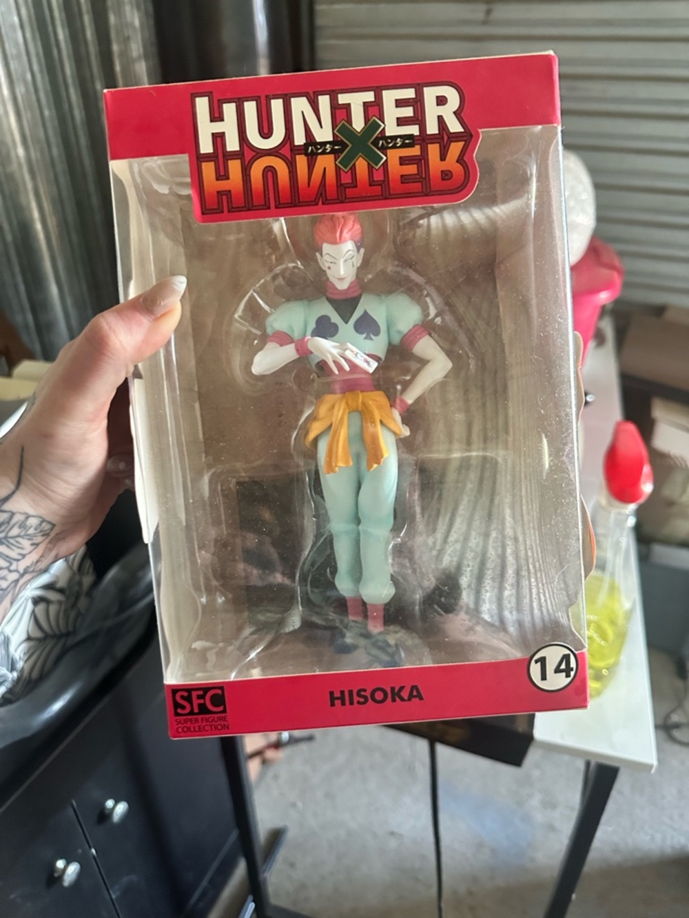 Hunter X Hunter Hisoka Figure - Mint Green & Red